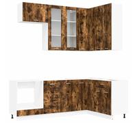 Kitchen Unit with Drawer with Door LYON 8 pcs Engineered Wood Cabinet vidaXL