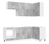 Kitchen Unit with Drawer with Door LYON 8 pcs Engineered Wood Modern vidaXL