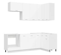 Kitchen Unit with Drawer with Door LYON 8 pcs Engineered Wood Modern vidaXL