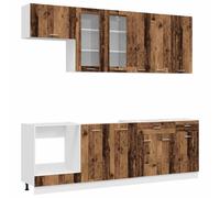 Kitchen Unit with Drawer with Door LYON 8 pcs Engineered Wood Modern vidaXL