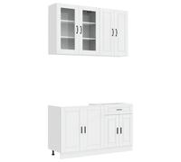 Kitchen Unit with Drawer with Door PORTO 4 pcs Engineered Wood Storage vidaXL