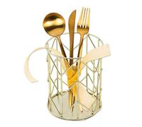 Kitchen Utensil Holder,Gold Metal Wire Utensils Storage Basket for Wooden Spoons, Spatulas