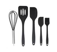 Kitchen utensil made of BPA-free platinum silicone with nylon core, kitchen essentials, whisk set, dough scraper, silicone set
