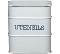 Kitchen Utensil Storage Jar Vintage Enamel Living Nostalgia Holder Pot Caddy