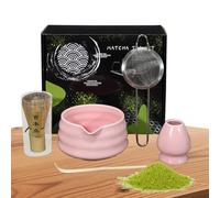 Kitchen Utensils - Authentic Japanese Tea Set, Ancestor Ceremony | Safe Natural Set, Handmade Chawan Bowl, Chasen Whisk, Elegant Holder, Zen Tasting Tool