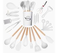 Kitchen Utensils Set, 35Pcs Silicone Cooking Utensils with Holder