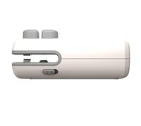 Kitchen Vacuum Sealant with Rechargeable Technology, Thin, White | Effortless Tap Control Ensures Tight Sealing, Compact Size for Small Spaces, ABS Substance, Overwarm Security