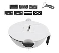 Kitchen Vegetable Chopper | With Container & Finger Tube - Vegetable Cutter For The Kitchen And Food Chopper | Perfect for Cucumber Cabbage Carrots Garlic Onion Picnic Family Meeting Party