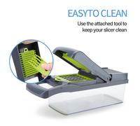 Kitchen Vegetable Cutter Adjustable Multi-Cutter Various Attachments