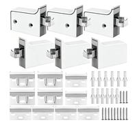 Kitchen Wall Bracket 6-Piece Set, Adjustable Kitchen Cupboard Wall Mount | Wall Brackets with Mounting Plates & Expansion Screws, Complete Hanging Brackets Kit for Kitchens, Bathrooms & Living Rooms