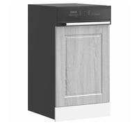 vidaXL Dishwasher Panel Porto Grey Sonoma 45x1,5x67 cm Engineered Wood