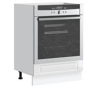vidaXL Oven Cabinet Porto High Gloss White Engineered Wood