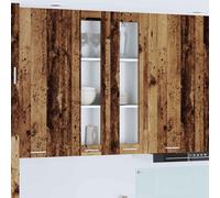 Kitchen Wall Cabinet Old Wood 60x31x100 cm Engineered Wood Hanging Storage Door
