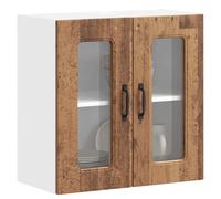 Kitchen Wall Cabinet Old Wood 60x31x60cm Engineered Wood Ample Storage Compact