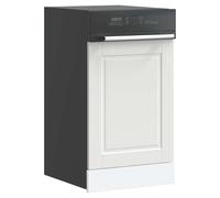Kitchen Wall Cabinet White 45x1.5x67cm Engineered Wood Wall-Mount 1 Door 1 Shelf