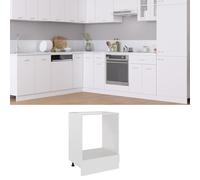 Kitchen Wall Cabinet White 60x46x81.5 cm Engineered Wood Single Door Storage Box