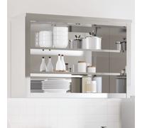 Kitchen Wall Cabinet with Sliding Doors Storage Cabinet Stainless Steel vidaXL