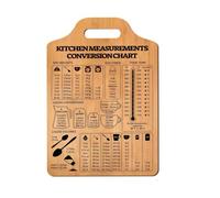 Kitchen Wall Conversion Chart Wooded Cooking Guide Poster