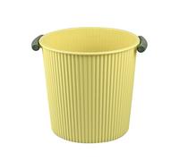 Kitchen Waste Bin 6l/9l Round Garbage Cans Classification Large Uncovered Simple Living Room Bedroom Paper Basket Storage Bucket Garbage Can(Green,9L)