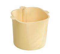 Kitchen Waste Bin, Compost Scrap Bucket, Countertop Garbage Vessel, Odor Lock Carbon Filter Splash Proof Draining for Office Apartment Farmhouse Dormitory Study Vanity Coffee Bar Set 16.5x16.5x13.5cm