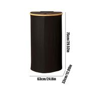 Kitchen Waste Bin - Recycling Container, Waterproof Fabric Basket with Sturdy Interior Support, Washable Reusable Liners Included, Ideal for Workplace Garages Dorms