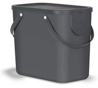 Kitchen Waste Bin, Rotho 25L Waste Separation System W/ Handle, Anthracite