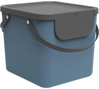 Kitchen Waste Bin, Rotho 40L Waste Separation System w/ Handle, Blue