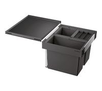 Blanco 521470 Flexon II 50/3 Kitchen Waste sorter Container 50/3-521470, Black, 50 cm Unterschrank