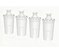 Kitchen Water Purification Filter Core Compatible With Most Pitchers Using Coconut Activated Carbon To Remove Impurities And Soften Water White Color(4pcs)