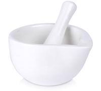 Kitchen White Porcelain Spice Mortar Grinding Spice Pestto Spice