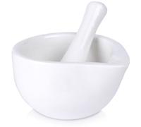 Kitchen White Porcelain Spice Mortar Grinding Spice Pestto Spice