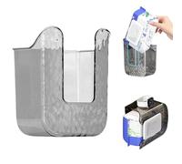Kitchen Wipes Storage Box, Wall-Mounted Punch-Free Tissue Box, Wipe Holder Wipe Containers, Refillable Wipes Case Wipes Wall Holder for Bathroom, Refillable Baby Wipes Dispenser Wipes Container