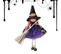 Kitchen Witch Doll for Good Luck | Figure Kids Halloween Party Favors | Photo Props Decoration Ornament Collectible Hangable Scary for Window Garden Patio Home Wall Haunted House
