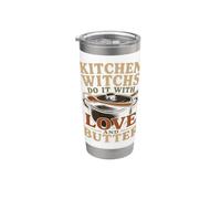 Kitchen Witch Soup Witch Cozy Witch Gift Stainless Steel Insulated Tumbler