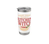 Kitchen Witch Soup Witch Cozy Witch Gift Stainless Steel Insulated Tumbler