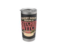 Kitchen Witch Soup Witch Cozy Witch Gift Stainless Steel Insulated Tumbler