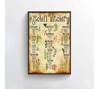 Kitchen Witchery Witches Witches Magic Knowledge Magic Lover Retro Metal Tin Sign 8X12 Inches