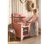Kitchen with Curtain, in FSC® Wood raspberry pink