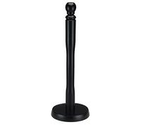 Kitchen Wooden 6 Cup Mugtree and Paper Towel Roll Holder Stand Rack Apollo - New (Towel Holder, Black)