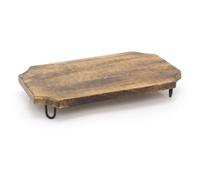 Kitchen Wooden Cutting Chopping Board On Legs ~ 40x25cm Beautiful Mango Wood Cutting Board Or Serving Platter