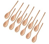 Kitchen Wooden Spoons Mixing Baking Serving Utensils Puppets 12 In - 12 Pack