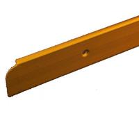 Kitchen Worktop Trim End Cap Matt Gold 30mm x 630mm by Rolabond