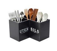 Kitchen Worktop Utensil Holder | Storage Bowl for Cutlery - Spatula Holder on the Counter | For Silverware Cutlery Spoons Forks Spatula Chopsticks Napkins Corner