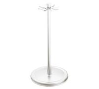 Kitchen Worktop Utensil Holder with 8 Hooks for Spatula and Spoon | 360 Degree Rotating Stand for Kitchen Utensils | for Spoons and Accessories