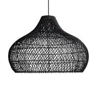 Kitchen Woven Pendant Chandelier Bohemia Lampshade in Pastoral Natural Material Unique Breakfast Bar Hanging Lamp Ceiling Lighting for Kitchen Island Cafe Bar Living Room Hallway