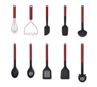 KitchenAid 10pc Empire Red Kitchen Utensil Set in Dark Red KitchenAid Dark Red