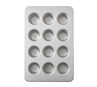 KitchenAid 12-Cup Nonstick Aluminized Steel Muffin Pan, Silver