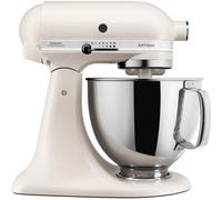 Kitchenaid ™ 125 Artisan Mixer 4.8L Porcelain White - Includes Wire Whisk, Dough Hook And Kitchen Aid Flat Beater