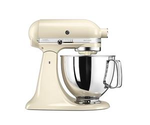 KitchenAid 144280 Artisan Food Processor with 5KSM125EAC Basic Kit, 300 W, 4.8 liters, Cream-Coloured