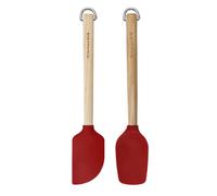 KitchenAid 2pc Mini Birchwood Spatulas Set - Empire Red